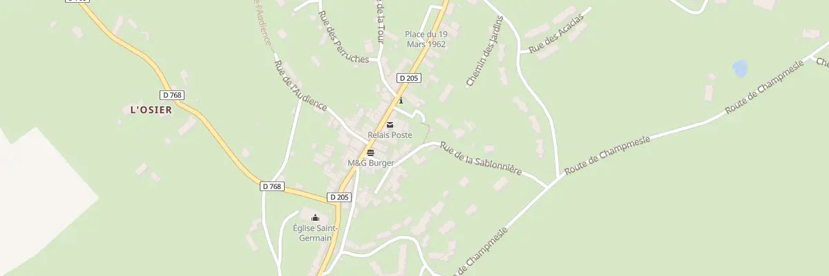 Plan du 13 Rue de la Poste à Soligny-la-Trappe
