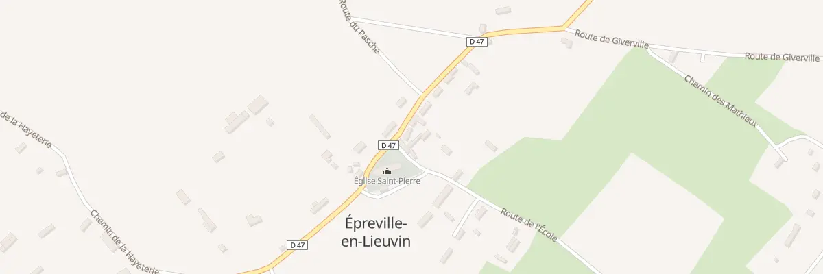 Plan du 1063 Rte de l’Eglise à Épreville-en-Lieuvin