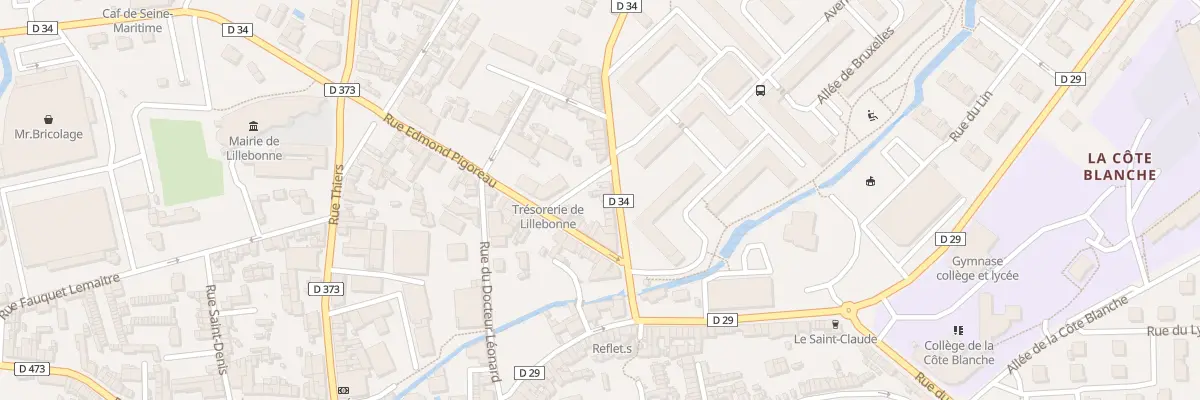 Plan du 13 Rue de l’Etang à Lillebonne