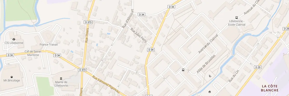 Plan du 55 Rue de l’Etang à Lillebonne