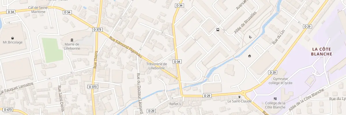 Plan du 17 Rue de l’Etang à Lillebonne