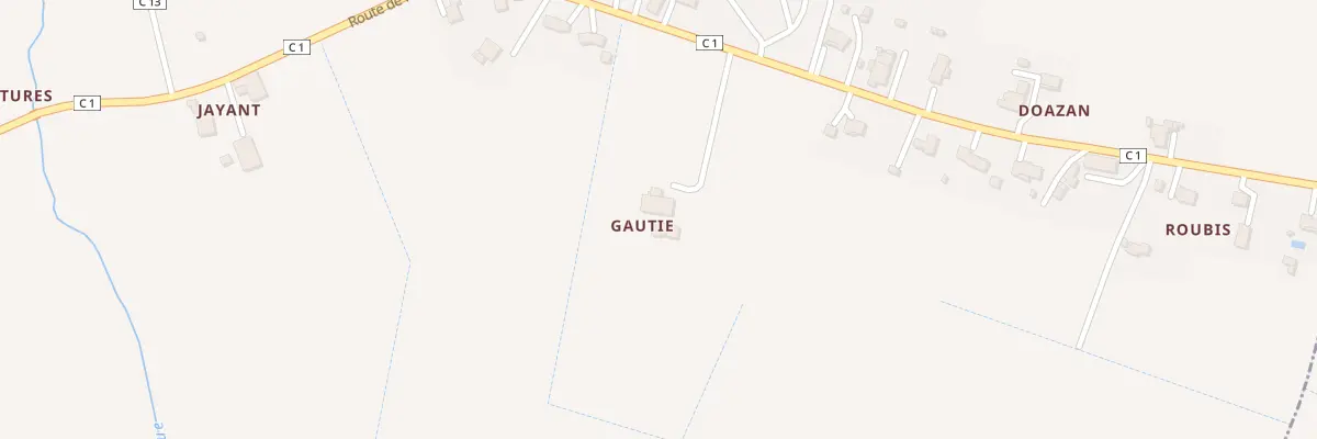 Plan du 226 Gautie à Sainte-Colombe-en-Bruilhois