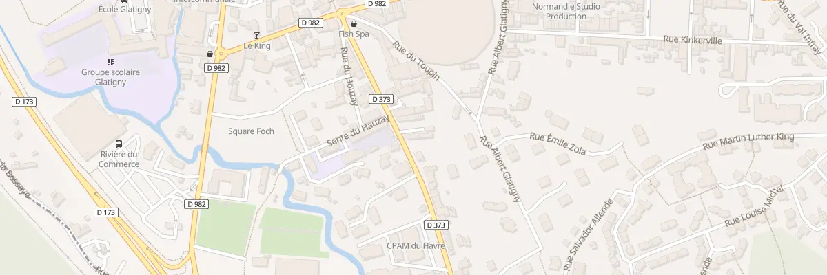 Plan du 9 Rue de la Republique à Lillebonne