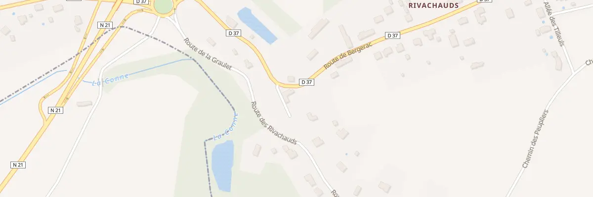 Plan du 865 Rte de Bergerac à Cours-de-Pile