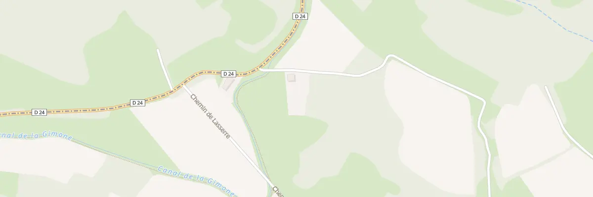 Plan du 22 Rte de Boulogne à Bazordan