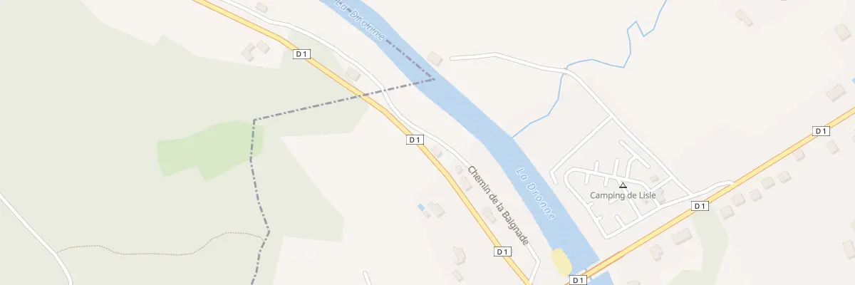 Plan du 190 Rte de Grand Brassac à Lisle