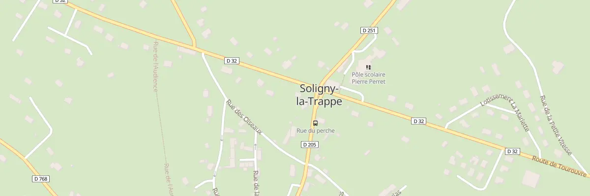 Plan du 1 Rte de Moulins à Soligny-la-Trappe