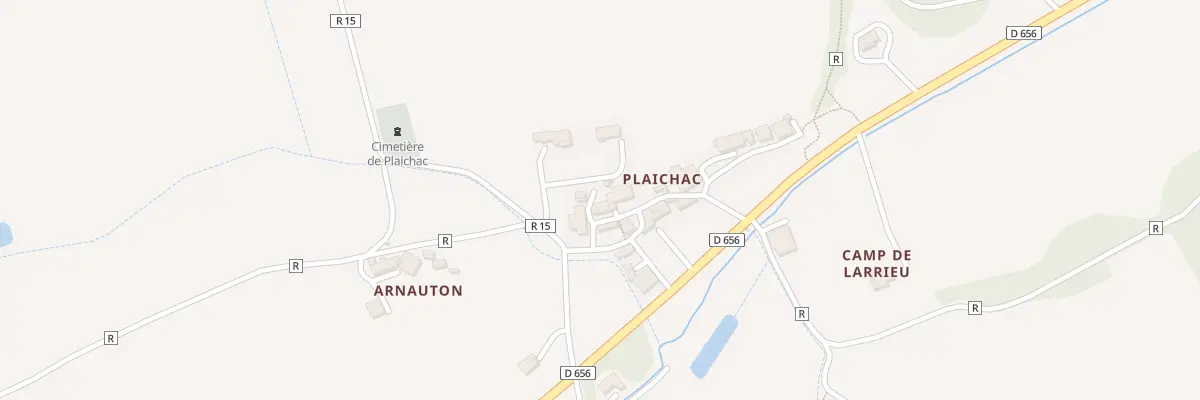 Plan du 4 Ham de Plaichac à Laplume