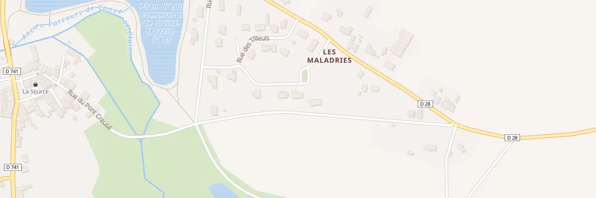Plan du 9 Rue des Vieux Chênes à Saint-Martin-l’Ars