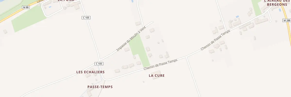 Plan du 101A La Cure à Berthenay