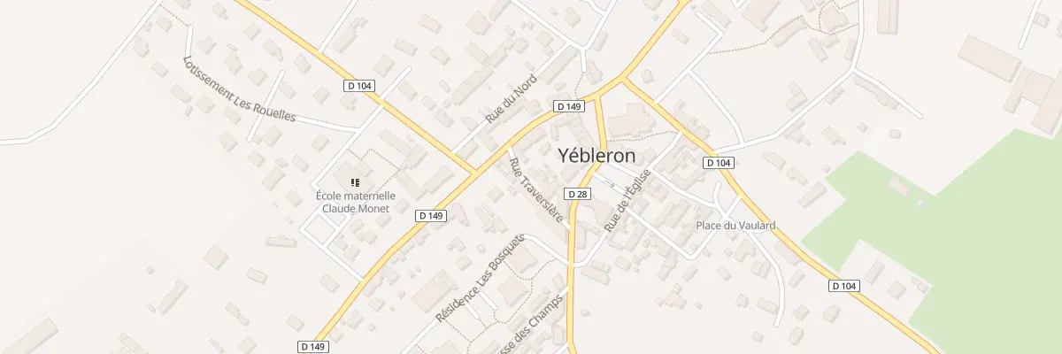 Plan du 33 Rue Traversiere à Yébleron