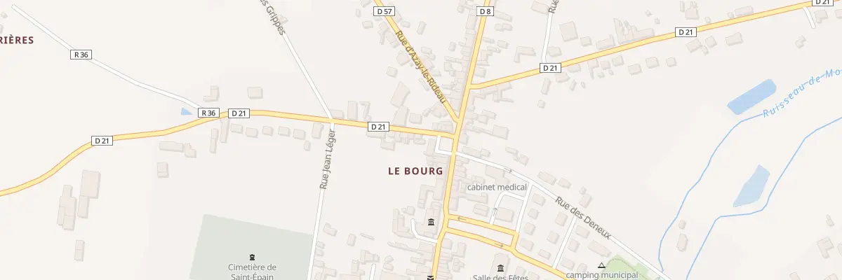 Plan du 2 Rue de Chinon à Saint-Épain