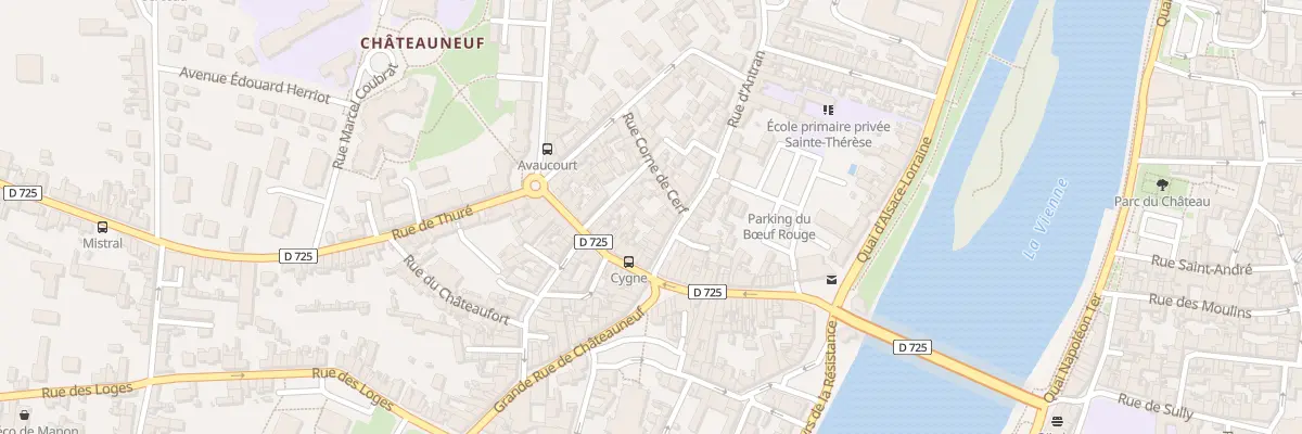 Plan du 13 Rue d’Antran à Châtellerault