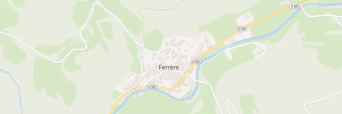 Plan du 5038 Le Village à Ferrère