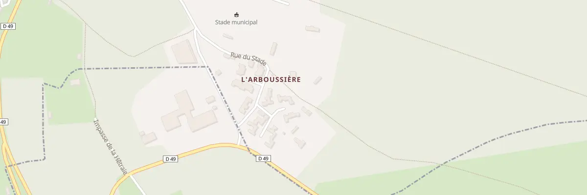 Plan du 18 Rue de l’Arboussière à Broglie