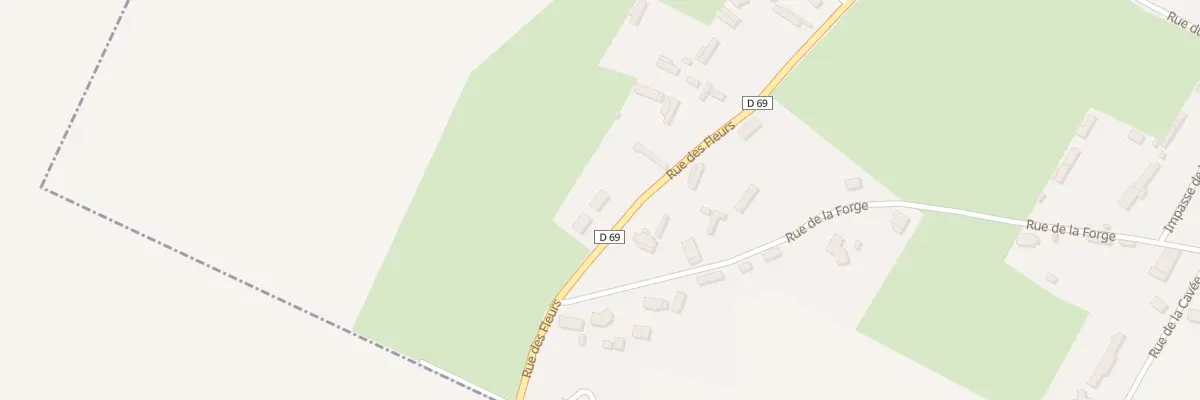 Plan du 42 Rue des Fleurs à Theuville-aux-Maillots