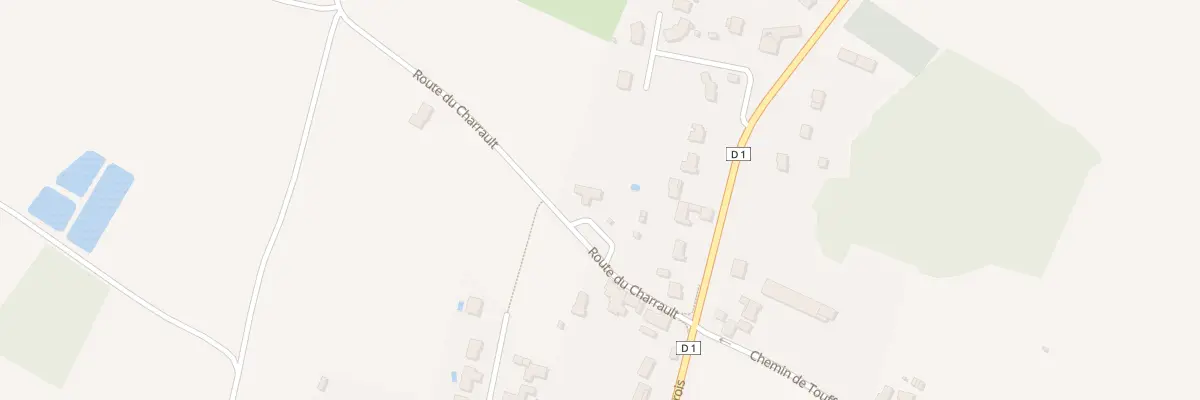 Plan du 2 Rte du Charrault à Liniers