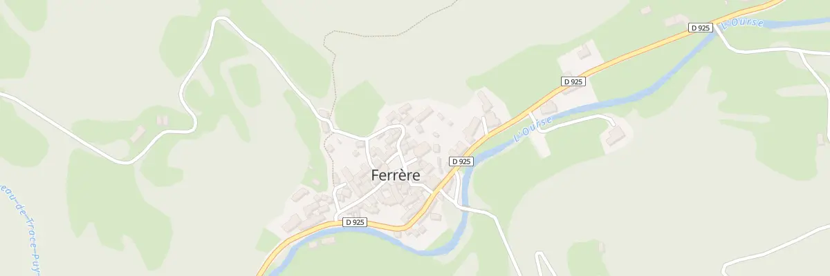 Plan du 5060 Le Village à Ferrère
