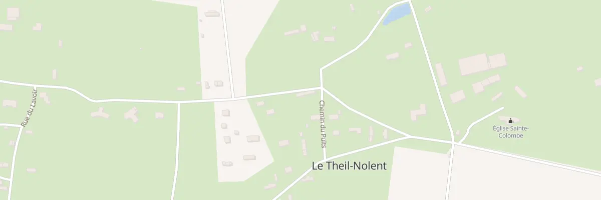 Plan du 3 Che du Puits au Theil-Nolent