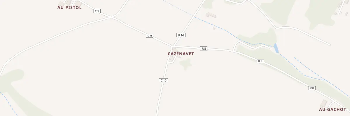 Plan du 5035 A Cazenavet à Lasséran