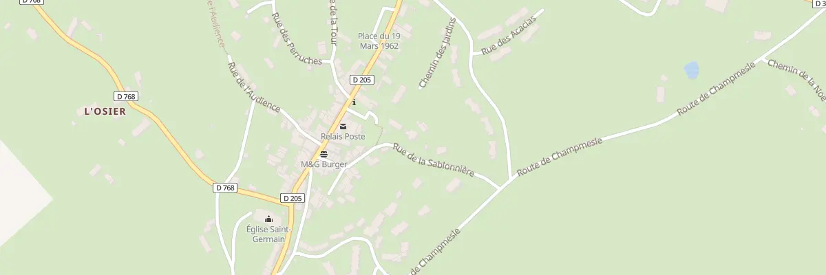 Plan du 7 Rue de la Sablonnière à Soligny-la-Trappe