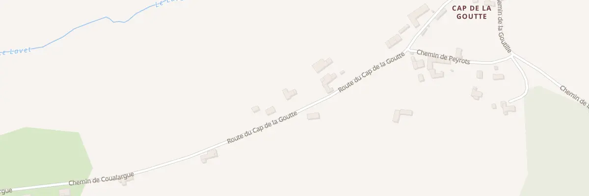 Plan du 64 Rte du Cap de la Goutte aux Tourreilles