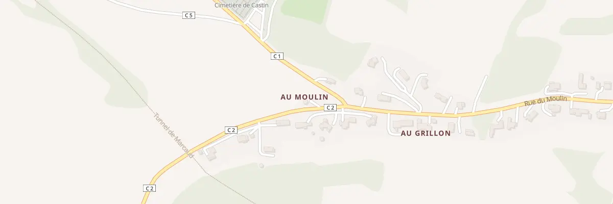 Plan du 5120 Au Moulin à Castin