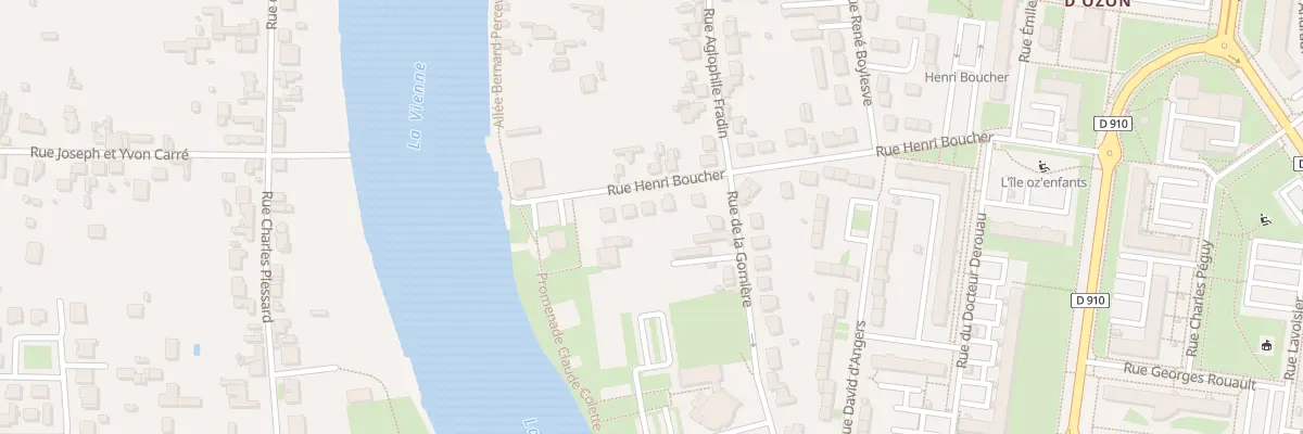 Plan du 12 Rue Henri Boucher à Châtellerault