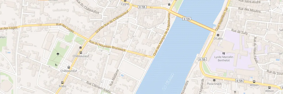 Plan du 10 Rue des Acadiens à Châtellerault