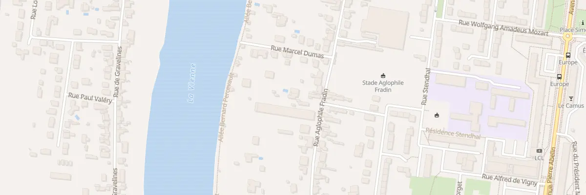 Plan du 37 Rue Aglophile Fradin à Châtellerault