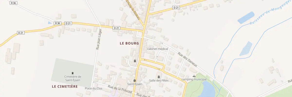 Plan du 22 Grande Rue à Saint-Épain