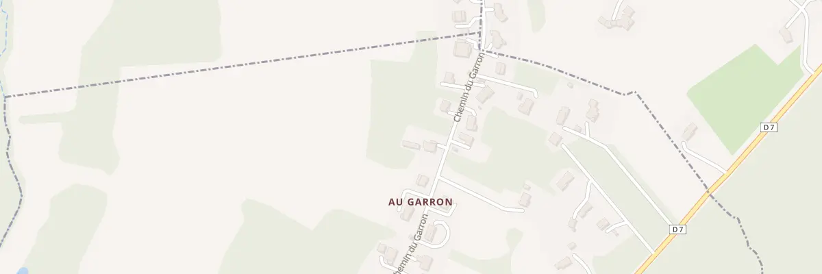 Plan du 493 Che du Garron à Laplume
