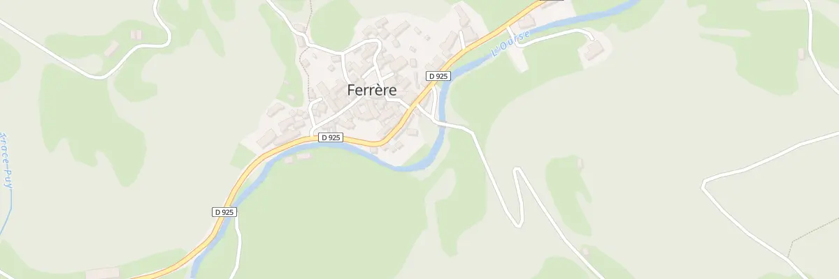 Plan du 5011 Le Village à Ferrère