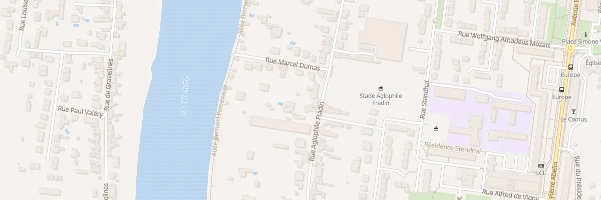 Plan du 41 Rue Aglophile Fradin à Châtellerault