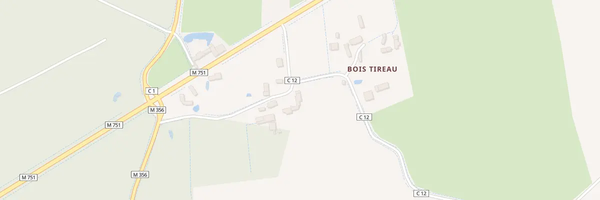 Plan du 42 Bois Tireau à Druye