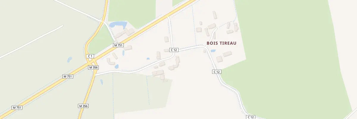 Plan du 21 Bois Tireau à Druye