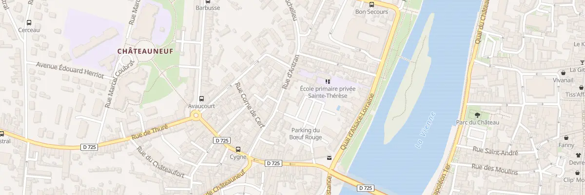 Plan du 36 Rue d’Antran à Châtellerault