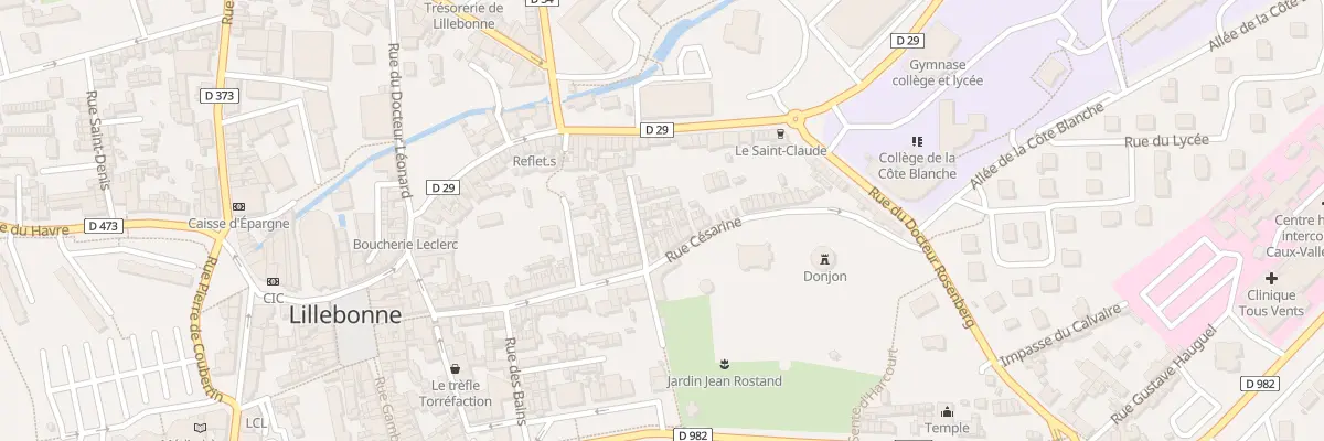 Plan du 2 Imp du Mont Joly à Lillebonne
