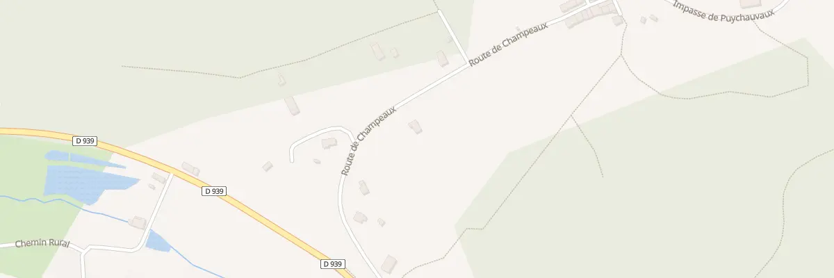 Plan du 378 Rte de Champeaux à Mareuil en Périgord
