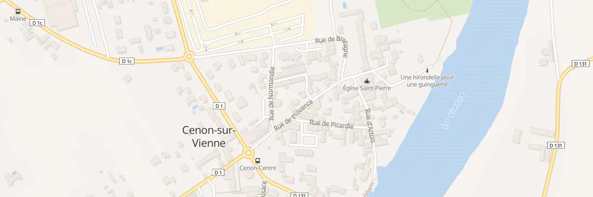 Plan du 3 Rue de Provence à Cenon-sur-Vienne
