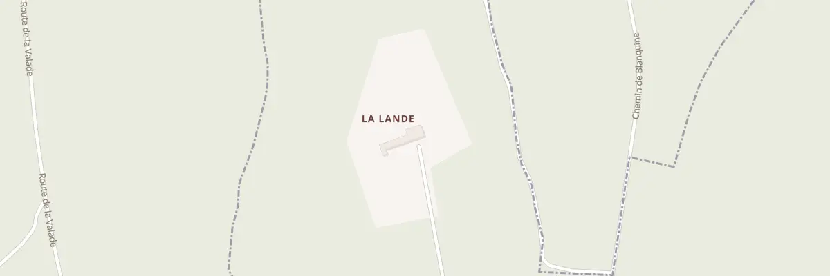Plan du 685 Rte de Lalande à Grignols