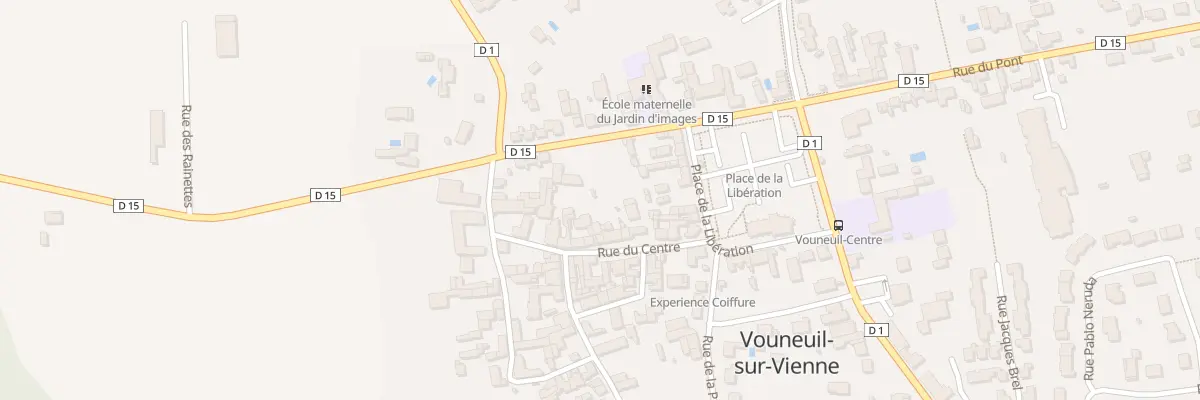 Plan du 16 Rue du Centre à Vouneuil-sur-Vienne