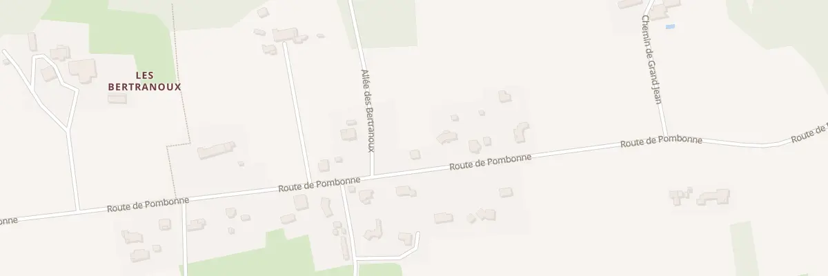Plan du 78 Rte de Pombonne à Creysse