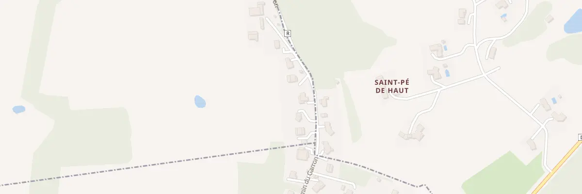 Plan du 31 Che du Garron à Sainte-Colombe-en-Bruilhois