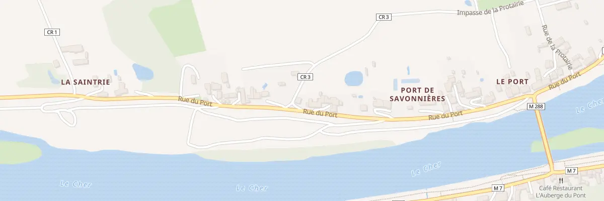 Plan du 70 Rue du Port à Savonnières