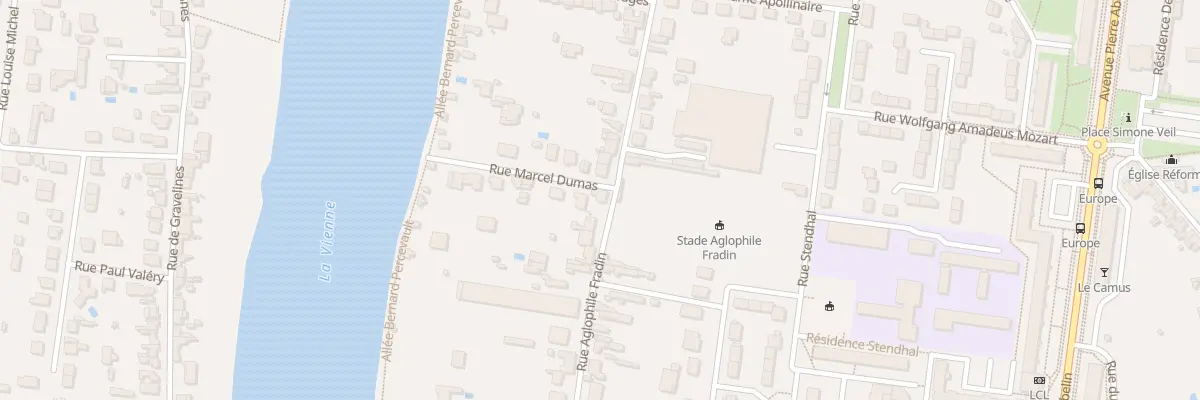 Plan du 47 Rue Aglophile Fradin à Châtellerault