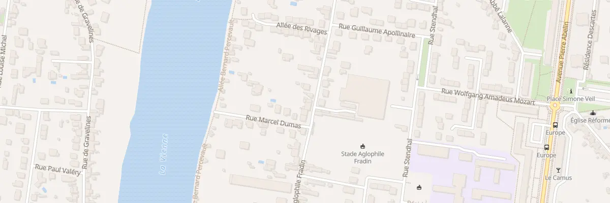 Plan du 55 Rue Aglophile Fradin à Châtellerault