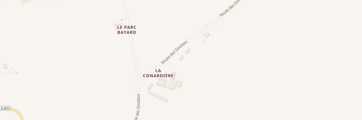 Plan du 6 Rte des Goutiers à Bonsmoulins