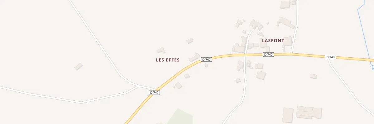 Plan du 3 Lasfont à Alloue