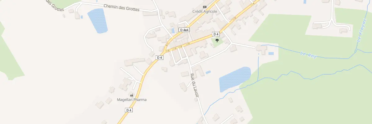 Plan du 10 Rue du Lavoir à Villamblard